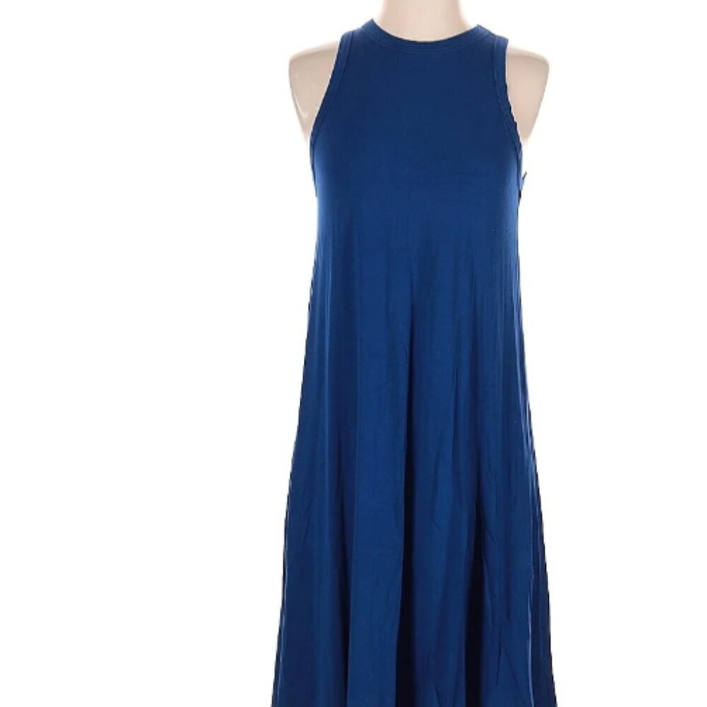 Blue Sleeveless Women's midi dress size small a new day target